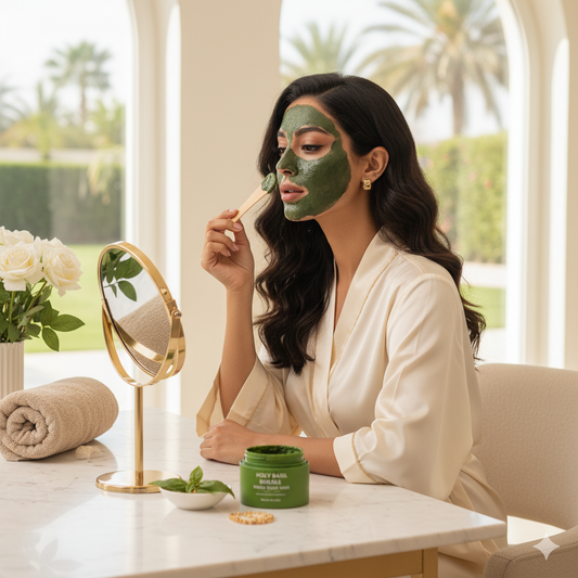 Holy Basil Bubble Deep Mask