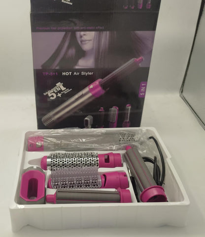 Hot Air Brush 5-in-1 – Your All-in-One Hair Styling Solution!