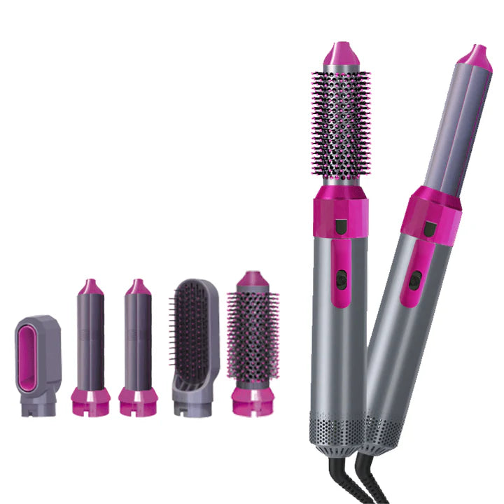 Hot Air Brush 5-in-1 – Your All-in-One Hair Styling Solution!